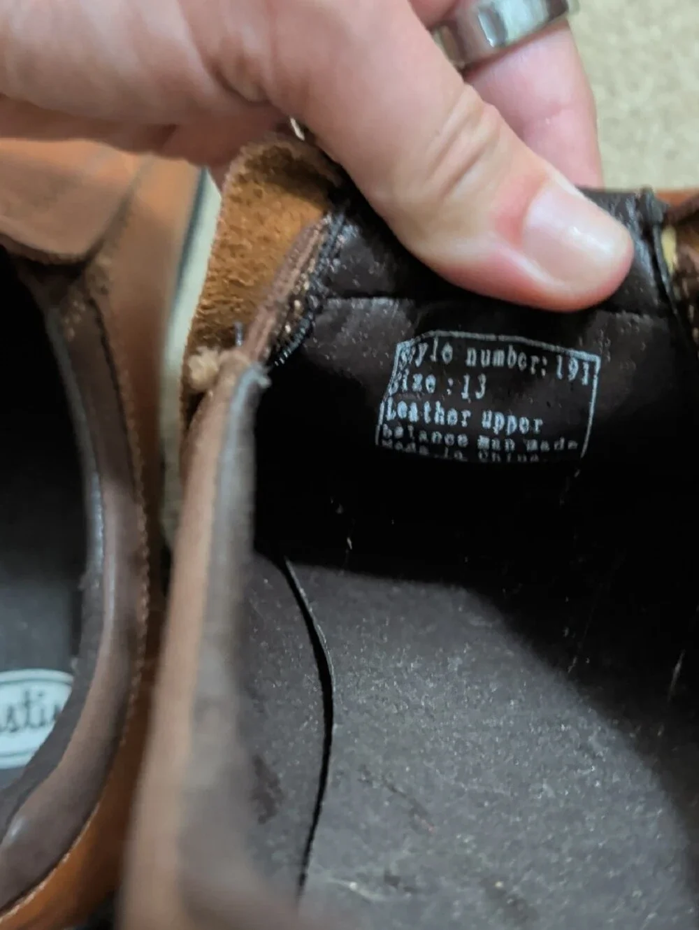 Justin Boots Men's Slip-On Leather Loafers in Tan Brown